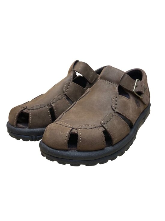 Teva Men’s Brown Leather Adjustable Strap Style 6314 Crete Sandals Size 8.5 main image 5